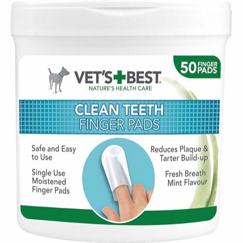 Vets Best Clean fingertuta för tandvård