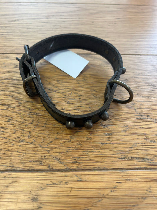 Läder Halsband 38 cm