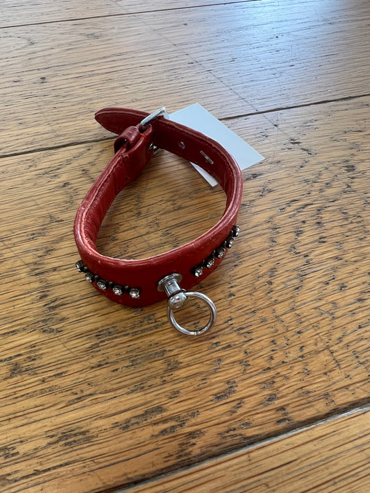 Halsband Röd