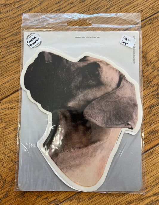 Dekaler Grand Danois ljus 2-pack
