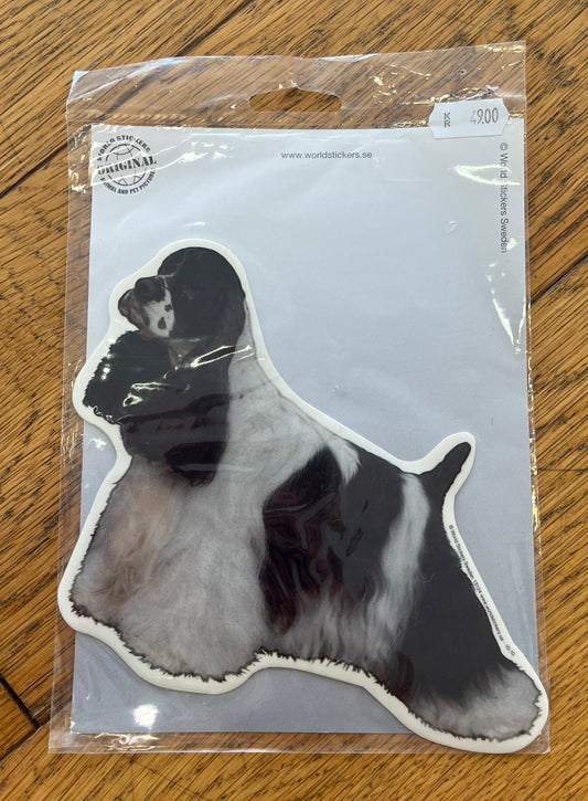 Dekaler Amerikansk cocker spaniel, helkropp 2-pack