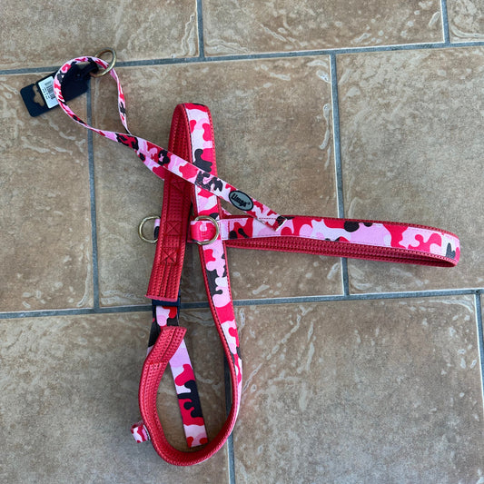 Hundsele Rosa/Röd Militär färgad 95cm