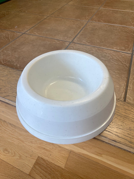 Hundskål Heavyweight Dish Vit