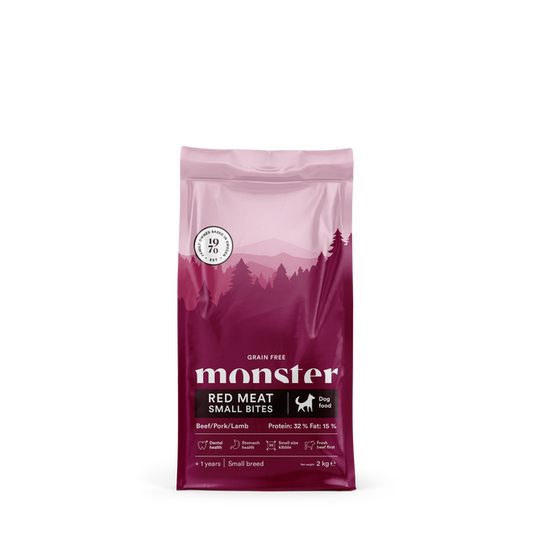 Monster Dog GF Adult Red Meat Small bites 2 kg