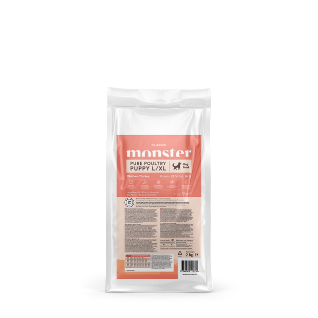Monster Dog Classic Puppy Pure Poultry L/XL