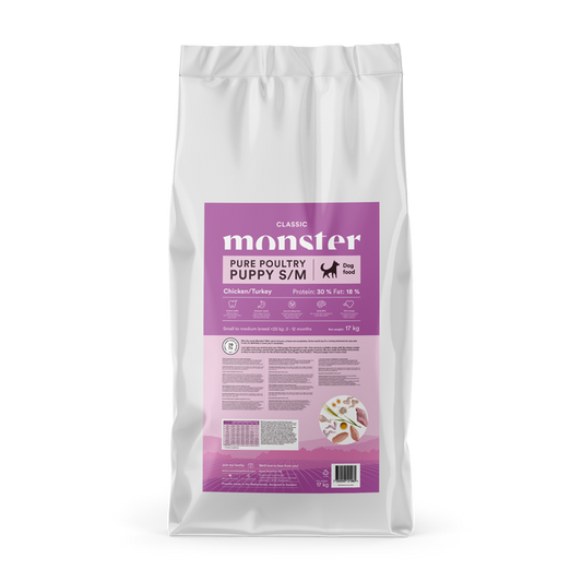 Monster Dog Classic Puppy Pure Poultry S/M