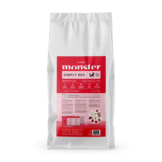 Monster Hund Classic Simply Red
