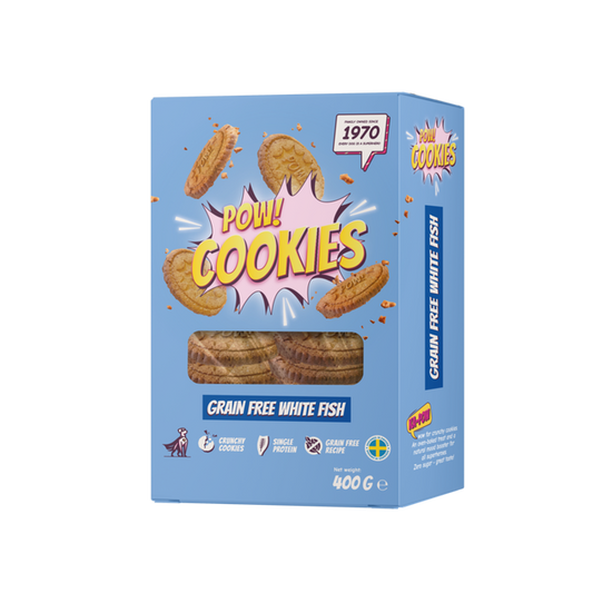 POW Dog Cookie Grain free Whitefish 400 g
