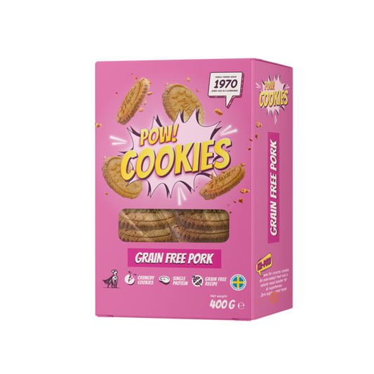 POW Dog Cookie Grain free Pork 400 g
