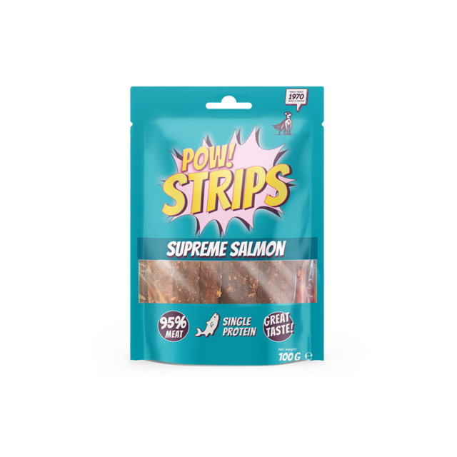 POW Strips Supreme Salmon 100g