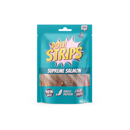 POW Strips Supreme Salmon 100g