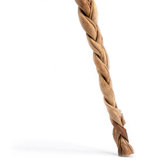 Flätad Getskinn 25 cm