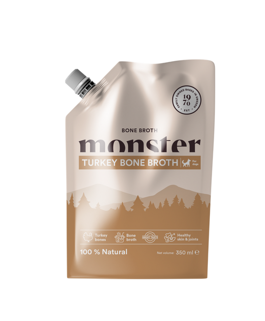 Monster Dog Turkey bone broth