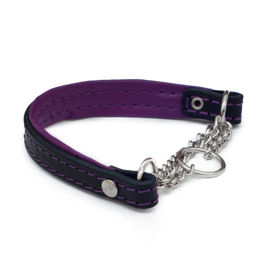 Alac Halsband Halvstryp Lila/Svart 60 cm