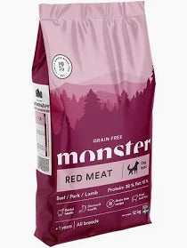 Monster Dog Grain Free Adult Red Meat